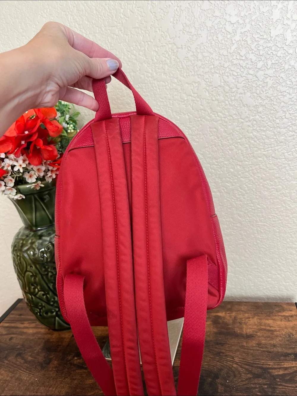 Coach F38263 Mini Charlie Backpack bright red - Picture 8 of 14